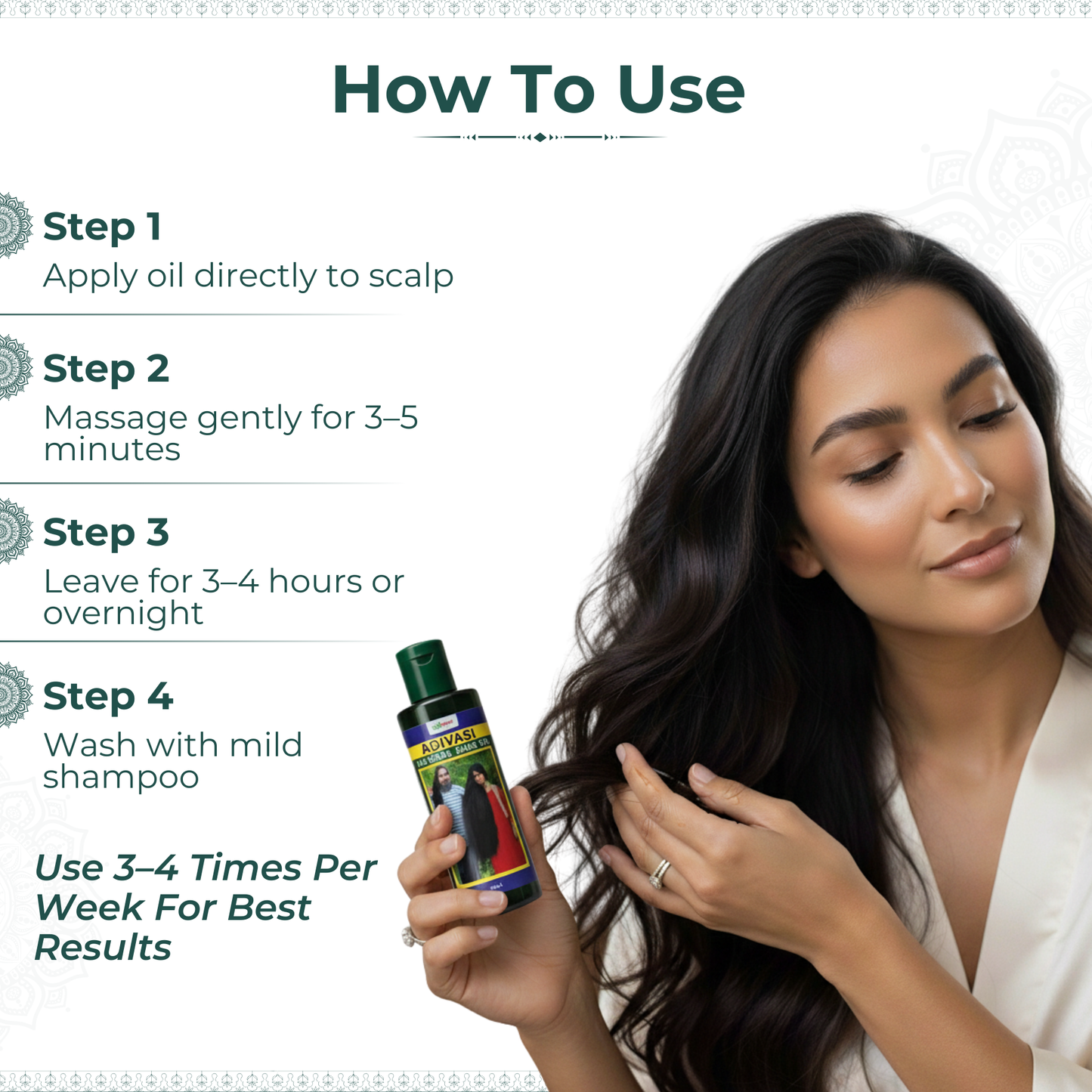 Adivasi Herbal Hair Oil for Hair Growth & Hair Fall Control |🎁 Buy 1 Get 1 Free Offer