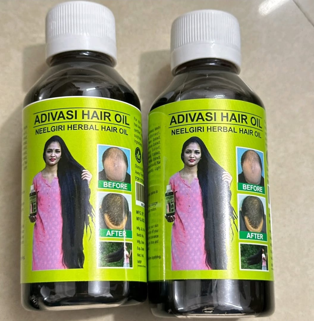 Adivasi Neelambari Herbal Hair Oil  Buy 1 Get 1 Free