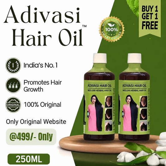 Adivasi Neelambari Herbal Hair Oil  Buy 1 Get 1 Free